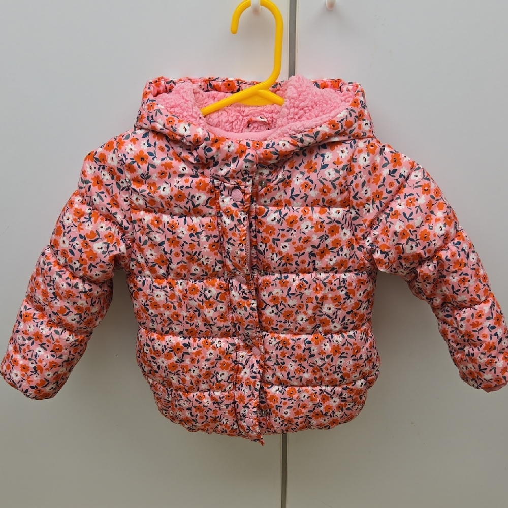 Carter's Pink and Orange Floral Jacket